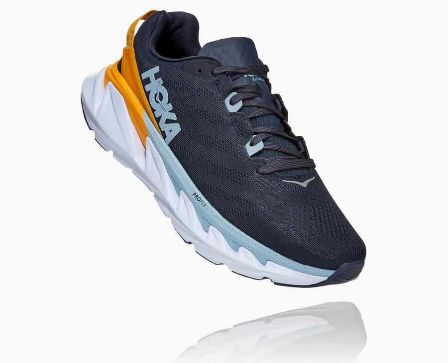 Hoka One One Tenisky Panske Námornícka Modrá/Biele - Elevon 2 - 12695-GIXM